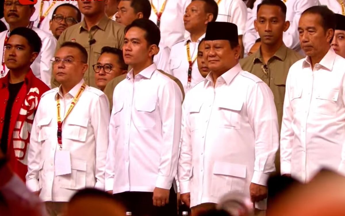 HUT ke-17 Gerindra Jokowi Hadir & Kaesang Pakai Jaket PSI