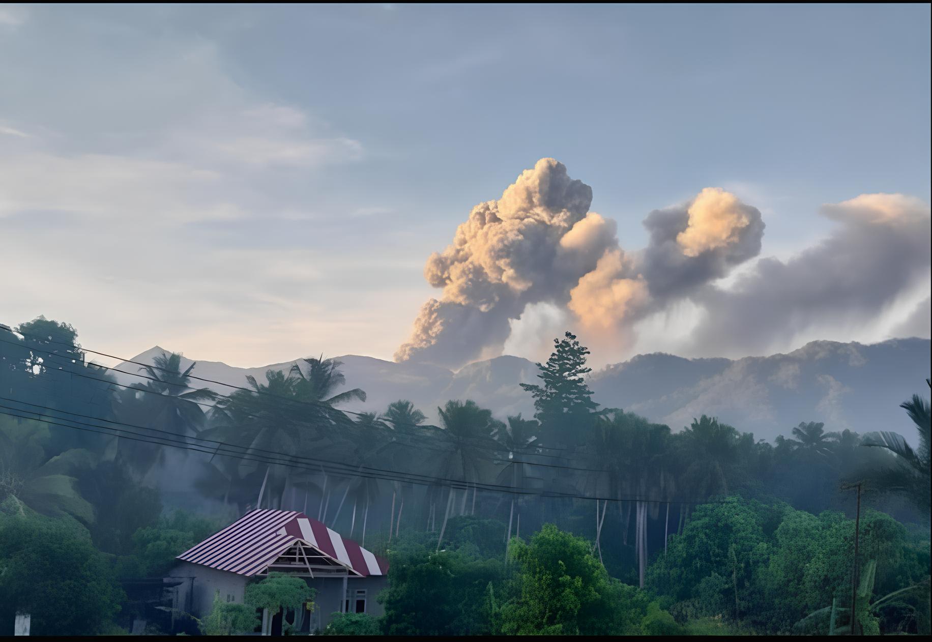 Gunung Dukono Meletus, Warga Diimbau Waspada Abu Vulkanik