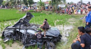 Pasutri Tewas Usai Mobil Dihantam Kereta di Deliserdang