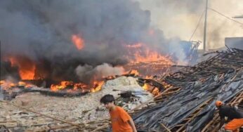 Kebakaran Hebat di Kapuk Muara, 500 Rumah Ludes Dilalap Api