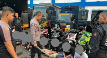 Polisi Gerebek Gengster Bogor, 8 Ditangkap 3 Pedang Disita
